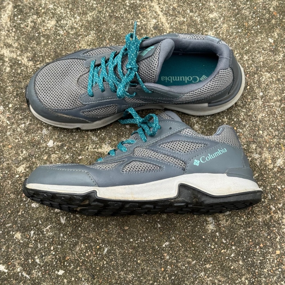 Columbia Vitesse Fasttrack Grey Waterproof Trail Hiking‎ Shoes BL0176-053 8